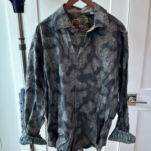 XL Gray Robert Graham Long Sleeve Shirt